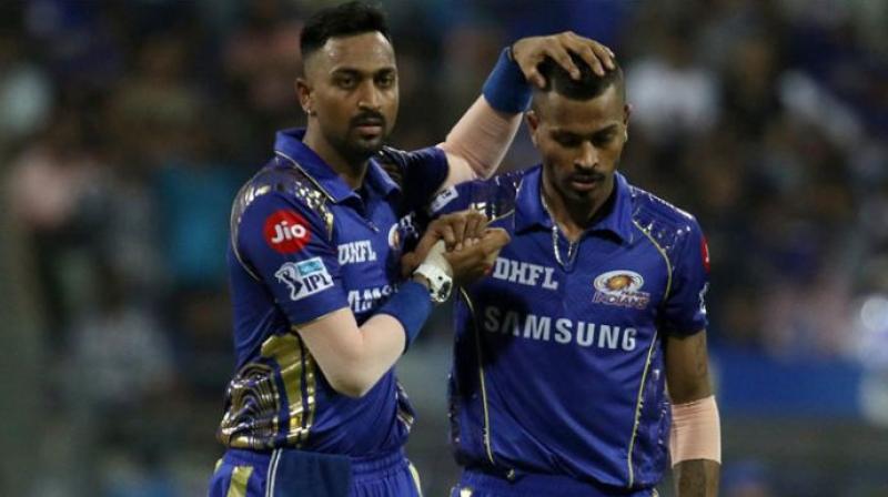 Mumbai Indians all-rounder Krunal Pandya believes "cricket is a priority" for his brother and teammate Hardik Pandya, who has been named in India's 15-man World Cup squad. (Photo: BCCI) Mumbai Indians all-rounder Krunal Pandya believes "cricket is a priority" for his brother and teammate Hardik Pandya, who has been named in India's 15-man World Cup squad. (Photo: BCCI)