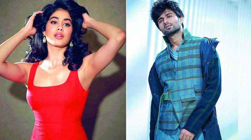 Janhvi Kapoor and Vijay Deverakonda Janhvi Kapoor and Vijay Deverakonda