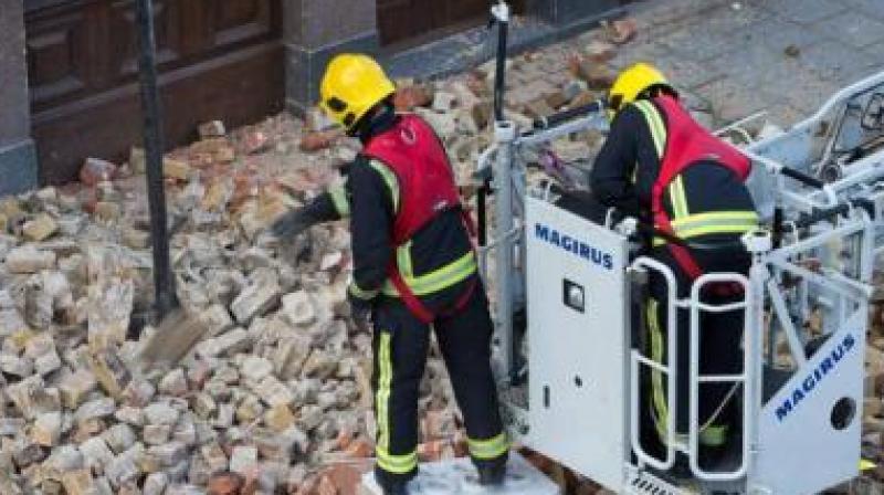 London fire brigade had received 50 calls to its emergency telephone line. (Photo: AP) London fire brigade had received 50 calls to its emergency telephone line. (Photo: AP)