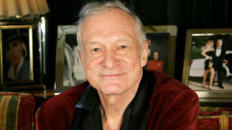 In this April 7, 2006 file photo, Playboy founder Hugh Hefner is photographed at the Playboy Mansion in the Holmby Hills area of Los Angeles. Hefner has died at age 91.(Photo: AP) In this April 7, 2006 file photo, Playboy founder Hugh Hefner is photographed at the Playboy Mansion in the Holmby Hills area of Los Angeles. Hefner has died at age 91.(Photo: AP)