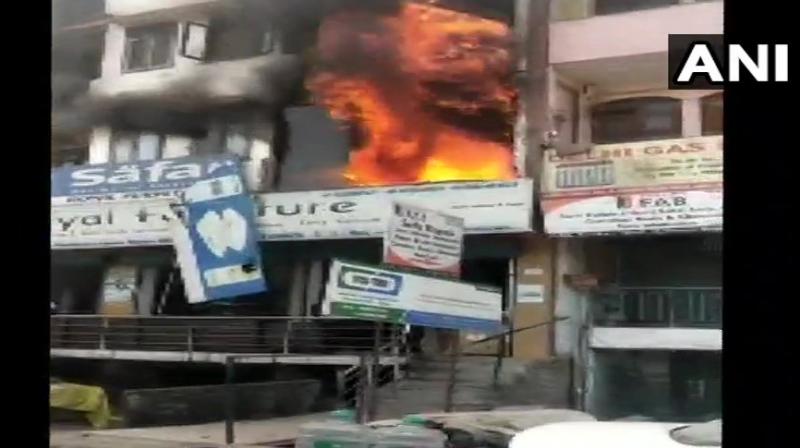 A six-year-old boy and seven-year-old girl died in the blaze, police said. (Image: ANI) A six-year-old boy and seven-year-old girl died in the blaze, police said. (Image: ANI)