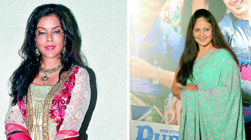 Zeenat Aman and Rati Agnihotri Zeenat Aman and Rati Agnihotri