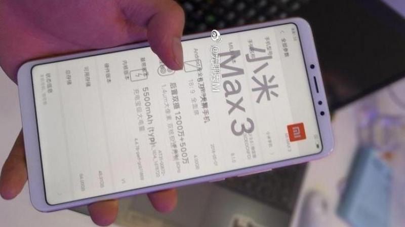 As derived from previous leaks, the Mi Max 3 is essentially expected to be an enlarged version of the Redmi Note 5 Pro. As derived from previous leaks, the Mi Max 3 is essentially expected to be an enlarged version of the Redmi Note 5 Pro.