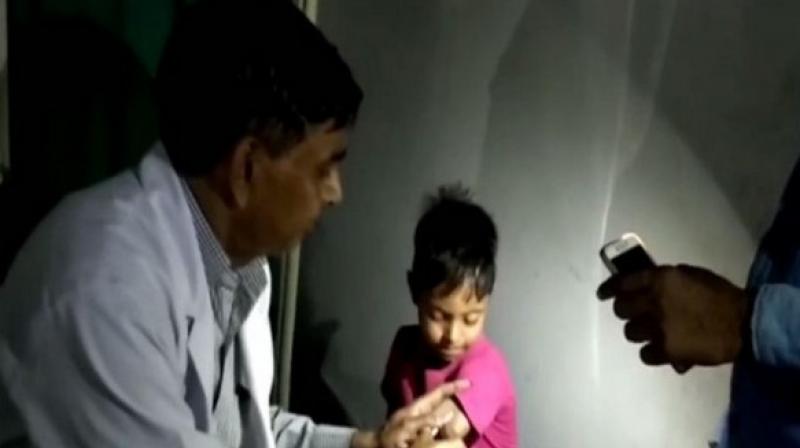 He said that there was a power cut for an hour due to constant heavy rains in the area. (Photo: ANI) He said that there was a power cut for an hour due to constant heavy rains in the area. (Photo: ANI)