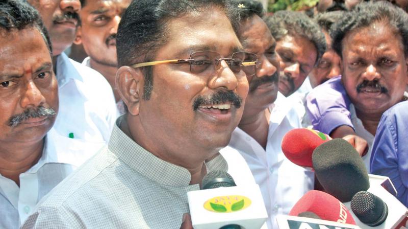 The list included three disqualified AIADMK MLAs owing allegiance to Dhinakaran, who floated the AMMK after being sidelined in the ruling party. (Photo: File) The list included three disqualified AIADMK MLAs owing allegiance to Dhinakaran, who floated the AMMK after being sidelined in the ruling party. (Photo: File)