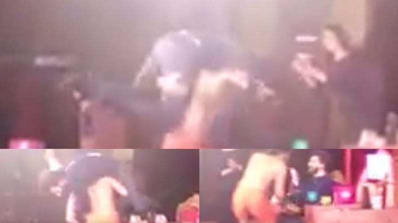 Screengrabs from the video. Screengrabs from the video.