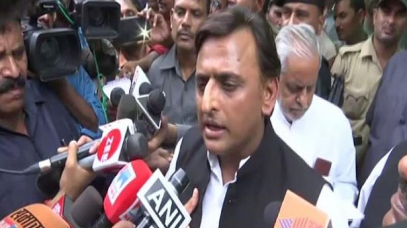 The former Chief Minister also demanded constitution of a special investigation team headed by a sitting judge to probe into the road accident of Unnao rape case victim. (Photo: ANI) The former Chief Minister also demanded constitution of a special investigation team headed by a sitting judge to probe into the road accident of Unnao rape case victim. (Photo: ANI)