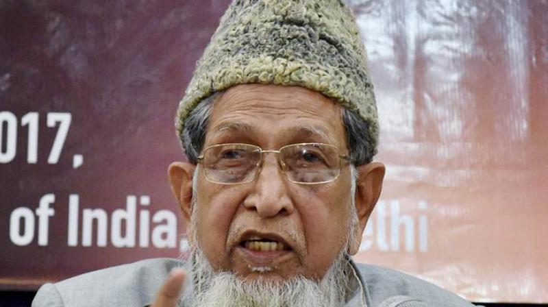 All India Muslim Personal Law Board Vice-President Maulana Syed Jalaluddin Umari. (Photo: PTI) All India Muslim Personal Law Board Vice-President Maulana Syed Jalaluddin Umari. (Photo: PTI)