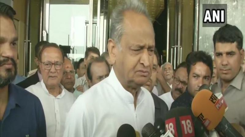 Chief Minister Gehlot's tweet comes a day after it was reported that Pehlu Khan, who was lynched to death in 2017 allegedly by cow vigilantes, was charge-sheeted for smuggling cattle. (Photo: ANI) Chief Minister Gehlot's tweet comes a day after it was reported that Pehlu Khan, who was lynched to death in 2017 allegedly by cow vigilantes, was charge-sheeted for smuggling cattle. (Photo: ANI)