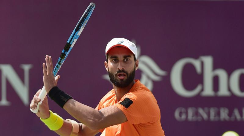 Yuki Bhambri had shocked the tennis world by demolishing Citi Open defending champion and world number 22 Gael Monfils in August 2017. (Photo: PTI) Yuki Bhambri had shocked the tennis world by demolishing Citi Open defending champion and world number 22 Gael Monfils in August 2017. (Photo: PTI)