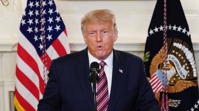 US President Donald Trump. (AFP)