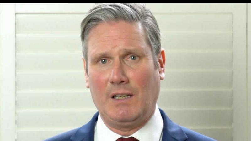 A video grab of the new Labour Party leader Keir Starmer. (AFP)