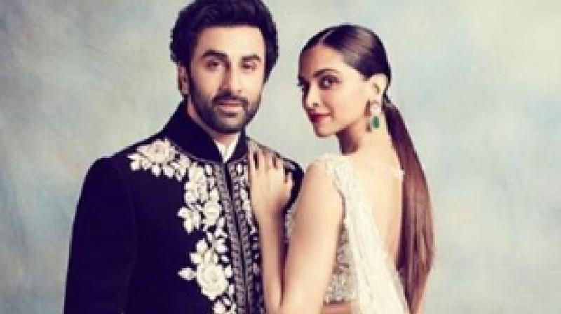 Deepika Padukone's Instagram picture with Ranbir Kapoor. Deepika Padukone's Instagram picture with Ranbir Kapoor.