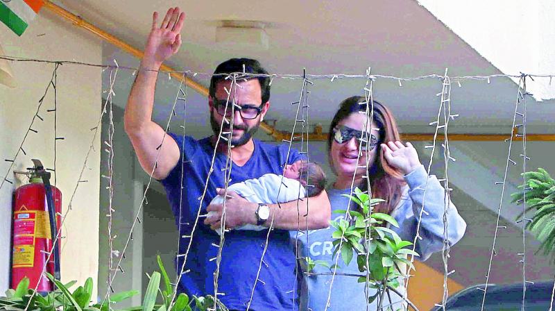 Saif Ali Khan, Kareena Kapoor Khan and Taimur Ali Khan Saif Ali Khan, Kareena Kapoor Khan and Taimur Ali Khan