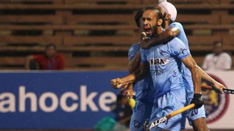 India's highest goal-getter with eight penalty corner conversions in this tournament, Rupinder is also the highest scorer of the tournament so far. (Photo: Hockey India) India's highest goal-getter with eight penalty corner conversions in this tournament, Rupinder is also the highest scorer of the tournament so far. (Photo: Hockey India)