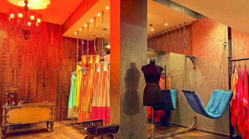 Interiors of the Yogita Kadam boutique Interiors of the Yogita Kadam boutique