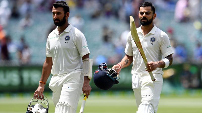 The series Down Under was a far cry from the tour of England where Pujara was dropped at the start of the series, which India lost 1-4. (Photo: AFP) The series Down Under was a far cry from the tour of England where Pujara was dropped at the start of the series, which India lost 1-4. (Photo: AFP)