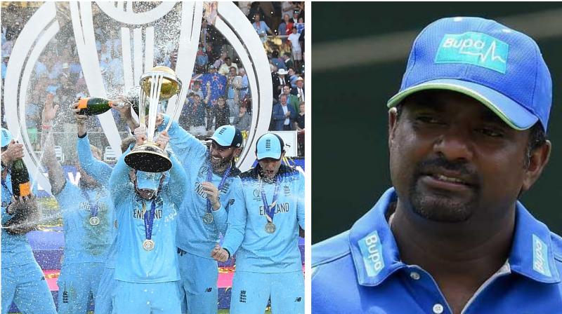 Muttiah Muralitharan also shared his views on ICC’s boundary-count rule and the overthrow that changed the fortunes of the game. (Photo: AFP) Muttiah Muralitharan also shared his views on ICC’s boundary-count rule and the overthrow that changed the fortunes of the game. (Photo: AFP)