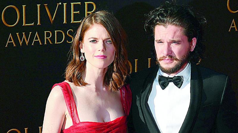 Kit Harington and Rose Leslie Kit Harington and Rose Leslie