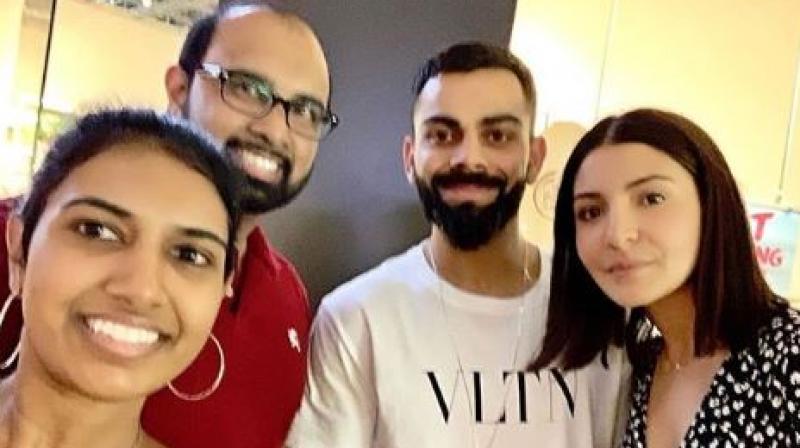 However, before the T20Is starts, Indian captain Virat Kohli and his wife and actor Anushka Sharma was seen enjoying gala time with their friends in Miami. (Photo:Instagram) However, before the T20Is starts, Indian captain Virat Kohli and his wife and actor Anushka Sharma was seen enjoying gala time with their friends in Miami. (Photo:Instagram)