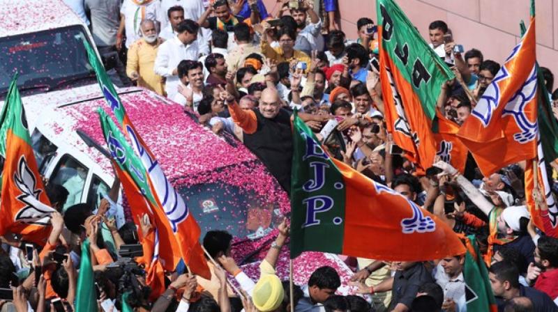 Amit Shah took over as the BJP president soon after NDA emerged victorious in 2014 general elections. (Photo: AP) Amit Shah took over as the BJP president soon after NDA emerged victorious in 2014 general elections. (Photo: AP)