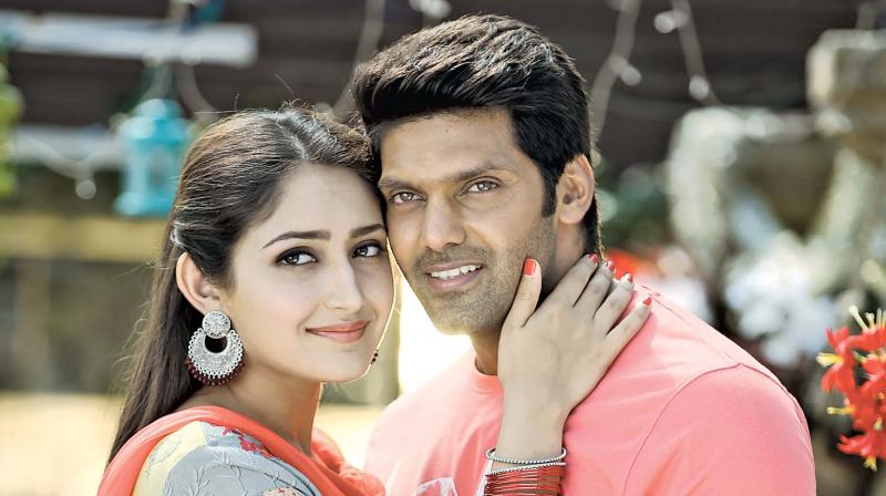 Arya with Sayyeshaa Arya with Sayyeshaa