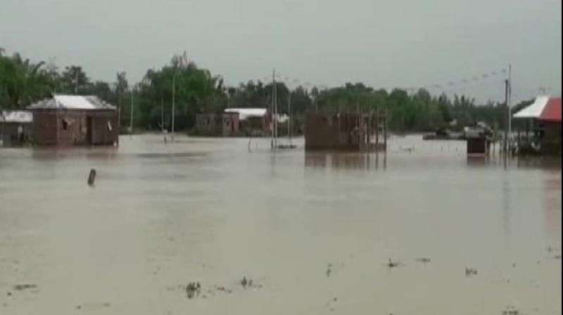 Heavy rains leading to flash flood have left hundreds of houses submerged in North Tripura, Unakoti and Dhalai districts of Tripura. (Photo: Twitter/ ANI) Heavy rains leading to flash flood have left hundreds of houses submerged in North Tripura, Unakoti and Dhalai districts of Tripura. (Photo: Twitter/ ANI)