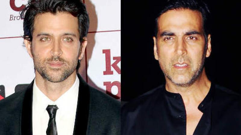 Hrithik Roshan and Akshay Kumar are yet to do a film together. Hrithik Roshan and Akshay Kumar are yet to do a film together.