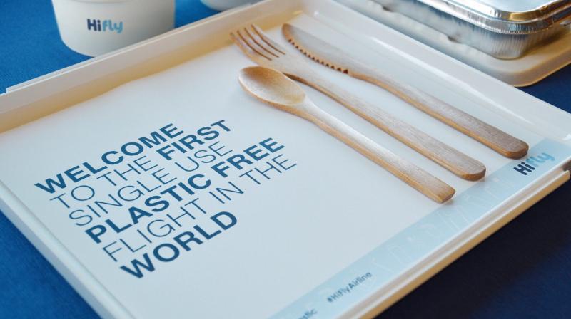 More test runs like these will see plastic containers and cutlery replaced with more natural bamboo cutlery. More test runs like these will see plastic containers and cutlery replaced with more natural bamboo cutlery.