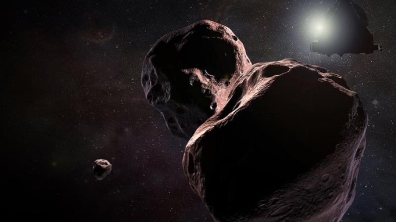 The first detailed images beamed back from the US agency's New Horizons mission allowed scientists to confidently determine the body was formed when two spheres, or The first detailed images beamed back from the US agency's New Horizons mission allowed scientists to confidently determine the body was formed when two spheres, or