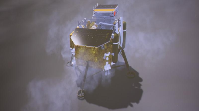 The landing “lifted the mysterious veil” of the far side of the moon and “opened a new chapter in human lunar exploration.” The landing “lifted the mysterious veil” of the far side of the moon and “opened a new chapter in human lunar exploration.”