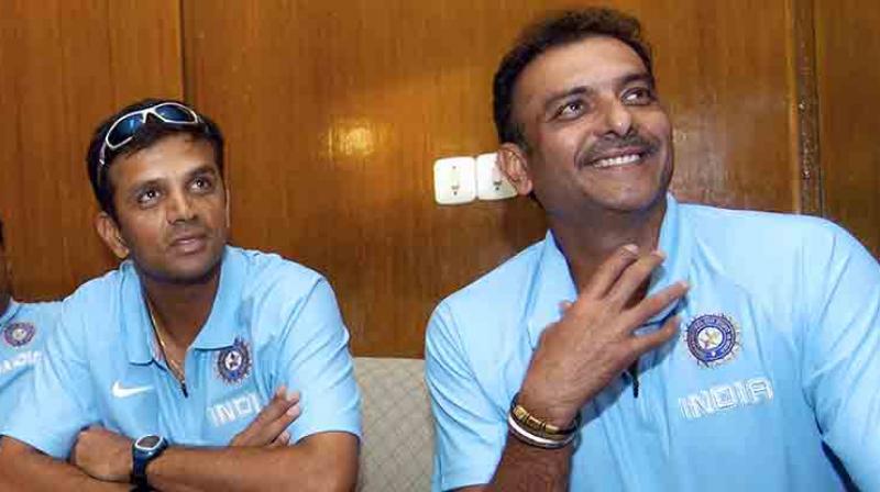 The CoA is considering to readdress the prohibition on letting Team India head coach Shastri and India A and U-19 coach Dravid as part of the commentary team in the cash-rich league.(Photo: AFP) The CoA is considering to readdress the prohibition on letting Team India head coach Shastri and India A and U-19 coach Dravid as part of the commentary team in the cash-rich league.(Photo: AFP)