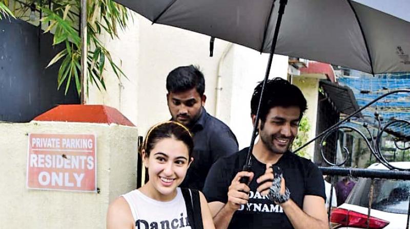 Sara Ali Khan and Kartik Aaryan Sara Ali Khan and Kartik Aaryan