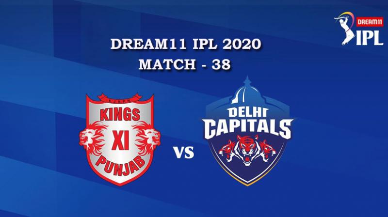 KXIP VS DC  Match 38, DREAM11 IPL 2020, T-20 Match