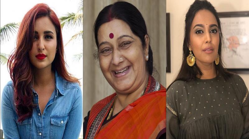 Bollywood mourns Sushma Swaraj's demise. (Photo: Instagram) Bollywood mourns Sushma Swaraj's demise. (Photo: Instagram)