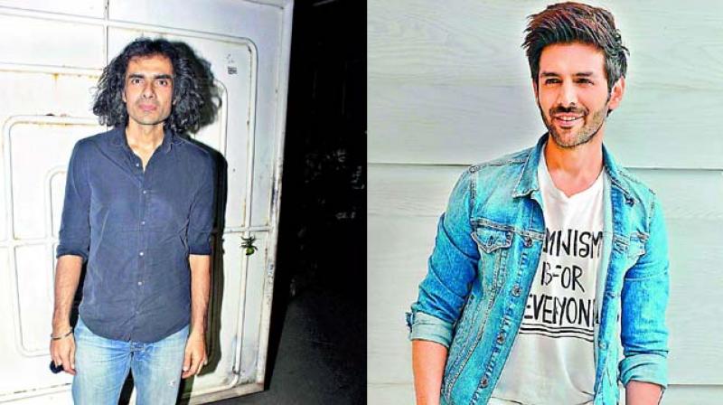 Imtiaz Ali and Kartik Aaryaan Imtiaz Ali and Kartik Aaryaan