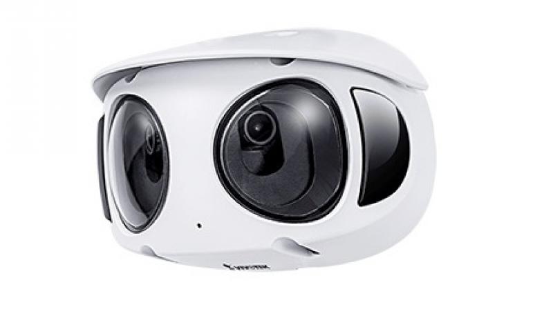 The Dome camera has built-in IR illuminators, with an effective range of 20 metres. The Dome camera has built-in IR illuminators, with an effective range of 20 metres.