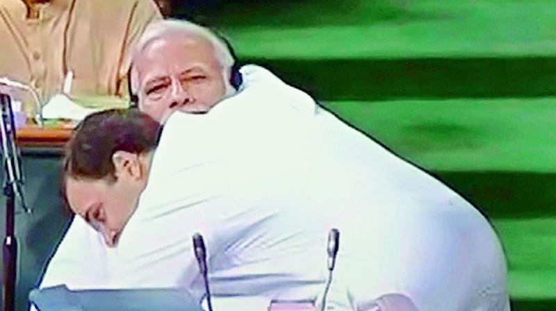 Gandhi has been accusing Modi of speaking 'lies' on various issues, including on the Rafale jet deal. (Photo: File I PTI) Gandhi has been accusing Modi of speaking 'lies' on various issues, including on the Rafale jet deal. (Photo: File I PTI)
