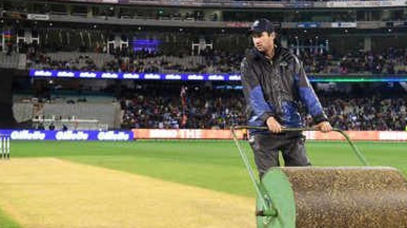 Test cricket can be pleasing to the eye if it is played on good pitches, batting great Sachin Tendulkar said on Sunday, terming the 22-yard strip the longest format's 'heart' and key to its revival. (Photo:AFP) Test cricket can be pleasing to the eye if it is played on good pitches, batting great Sachin Tendulkar said on Sunday, terming the 22-yard strip the longest format's 'heart' and key to its revival. (Photo:AFP)