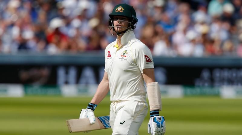 In time, however, paceman Jofra Archer might be viewed as the man who turned the series on its head with a bouncer that left Smith floored at Lord’s and still dizzy at Leeds. (Photo:AFP) In time, however, paceman Jofra Archer might be viewed as the man who turned the series on its head with a bouncer that left Smith floored at Lord’s and still dizzy at Leeds. (Photo:AFP)