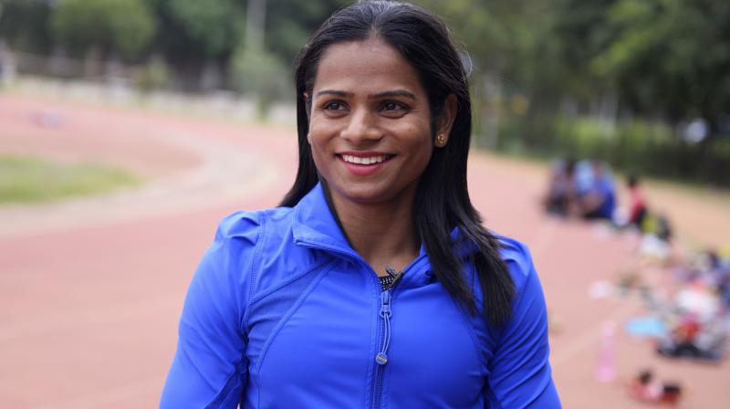 A person of strong will who does not allow her parents to come in the way of her relationship, Dutee made headlines in May when she made public her relationship with a woman from her village in Odisha. (Photo:AFP) A person of strong will who does not allow her parents to come in the way of her relationship, Dutee made headlines in May when she made public her relationship with a woman from her village in Odisha. (Photo:AFP)