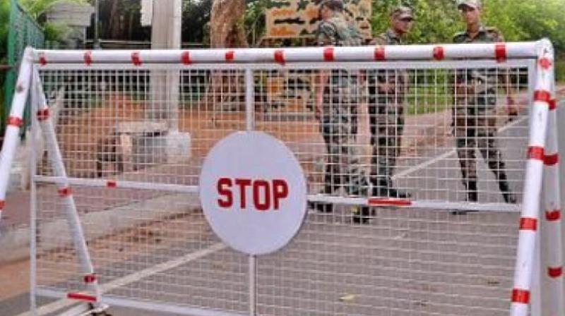 Soldiers deployed on the roads restrict access to residents at odd hours even though the Local Military Authority has not officially declared any night-time restriction. Soldiers deployed on the roads restrict access to residents at odd hours even though the Local Military Authority has not officially declared any night-time restriction.