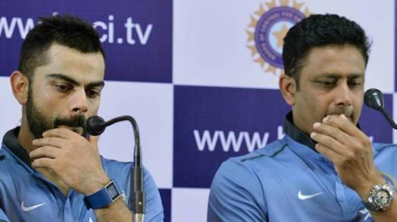 Anil Kumble stepped down from the position of Team India head coach following differences with skipper Virat Kohli. (Photo: AFP) Anil Kumble stepped down from the position of Team India head coach following differences with skipper Virat Kohli. (Photo: AFP)