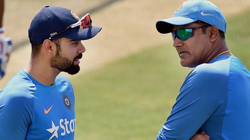 A cluster of big wins in the five-match ODI series and single T20 will help Virat Kohli divert the unnecessary attention pinned on him with many ready to make him the 'fall guy' in the entire Anil Kumble episode. (Photo: PTI) A cluster of big wins in the five-match ODI series and single T20 will help Virat Kohli divert the unnecessary attention pinned on him with many ready to make him the 'fall guy' in the entire Anil Kumble episode. (Photo: PTI)