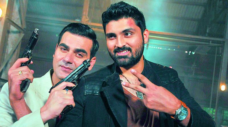 Samrat Reddy with Arbaaz Khan Samrat Reddy with Arbaaz Khan