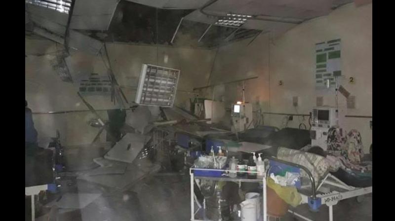 When questioned about the incident, Dr Lakra from the hospital said, 'We know that what happened is absolutely wrong, but we had no choice, because the hospital does not have a mortuary of its own.' (Photo: ANI) When questioned about the incident, Dr Lakra from the hospital said, 'We know that what happened is absolutely wrong, but we had no choice, because the hospital does not have a mortuary of its own.' (Photo: ANI)