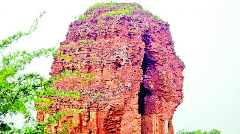 The oldest Jain temple made of bricks and terracotta. The oldest Jain temple made of bricks and terracotta.