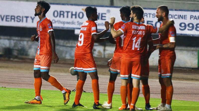Pedro Manzi topped the I-League goal scorers list with his 12th of the campaign. (Photo: Twitter/I-League) Pedro Manzi topped the I-League goal scorers list with his 12th of the campaign. (Photo: Twitter/I-League)