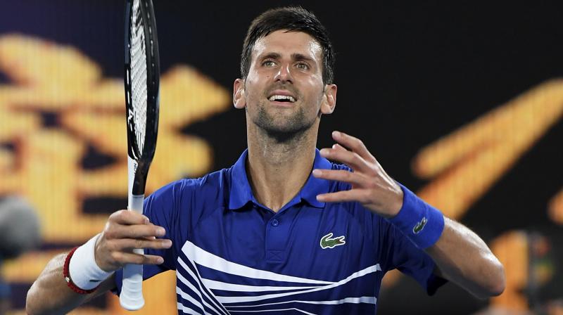 Nishikori will now play six-time champion Djokovic, who dropped a set for the second match in a row before seeing off 15th-seeded Daniil Medvedev 6-4, 6-7 (5/7), 6-2, 6-3. (Photo: AP) Nishikori will now play six-time champion Djokovic, who dropped a set for the second match in a row before seeing off 15th-seeded Daniil Medvedev 6-4, 6-7 (5/7), 6-2, 6-3. (Photo: AP)