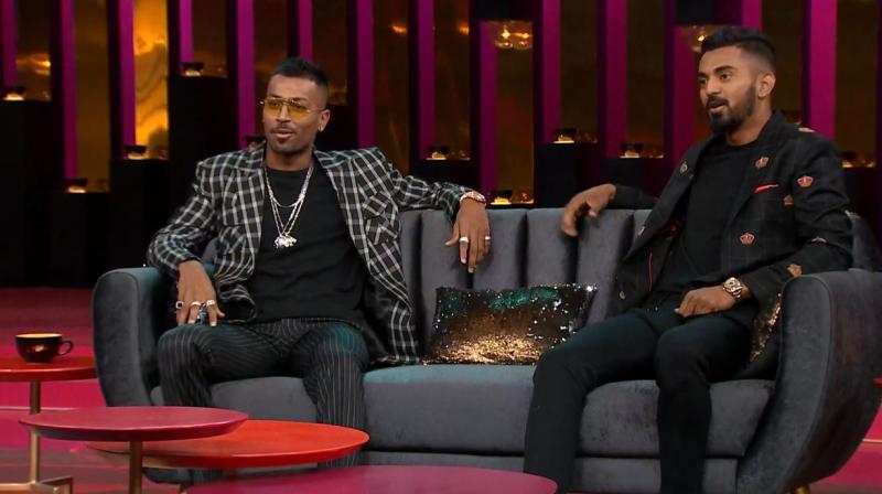 The duo faced severe backlash for making inappropriate comments on women during a chat show, Koffee With Karan, hosted by Bollywood filmmaker Karan Johar. (Photo: Screengrab) The duo faced severe backlash for making inappropriate comments on women during a chat show, Koffee With Karan, hosted by Bollywood filmmaker Karan Johar. (Photo: Screengrab)